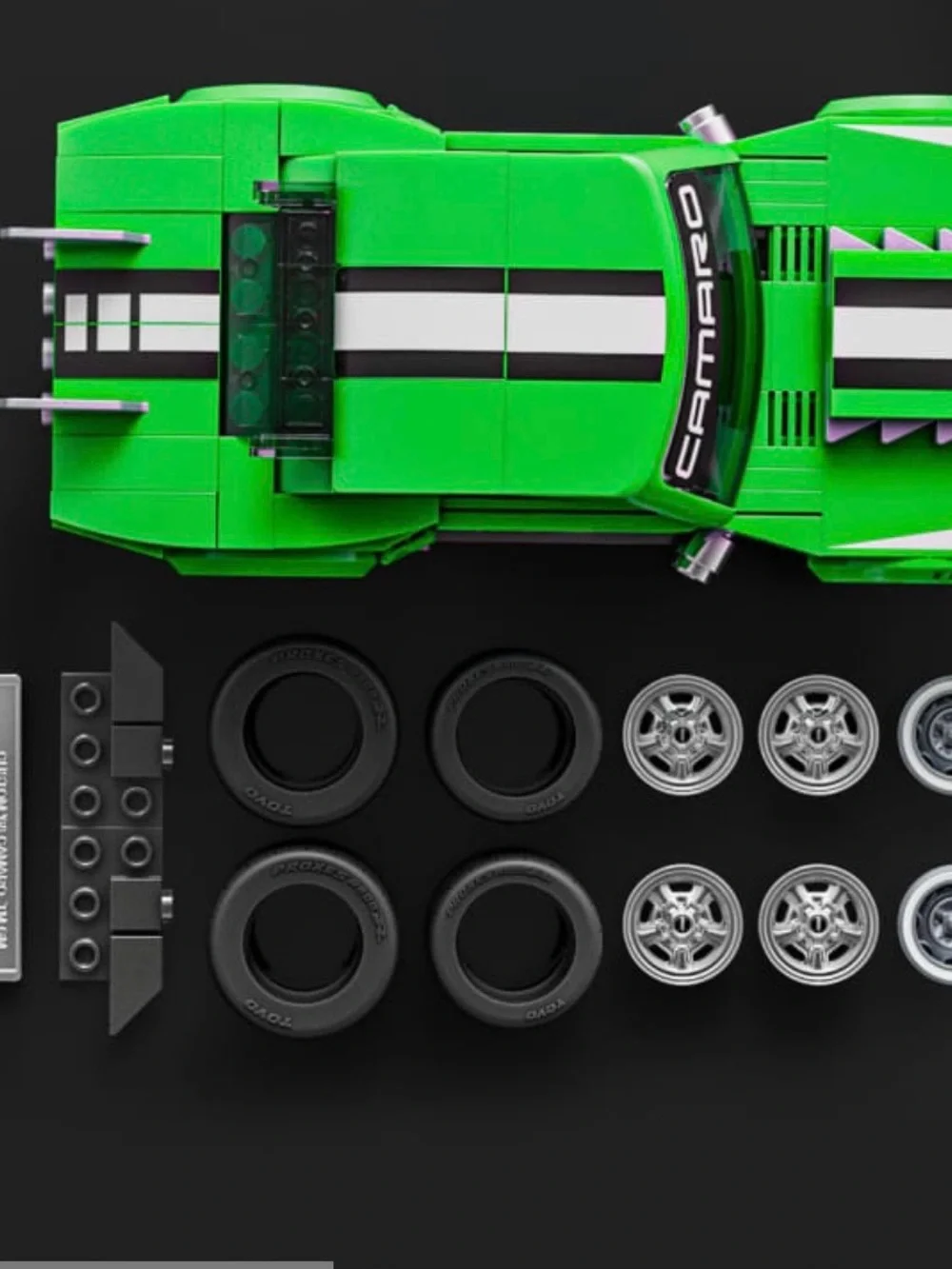 Mattel Brick Shop Hot Wheels Custom ’68 Camaro Building Set
